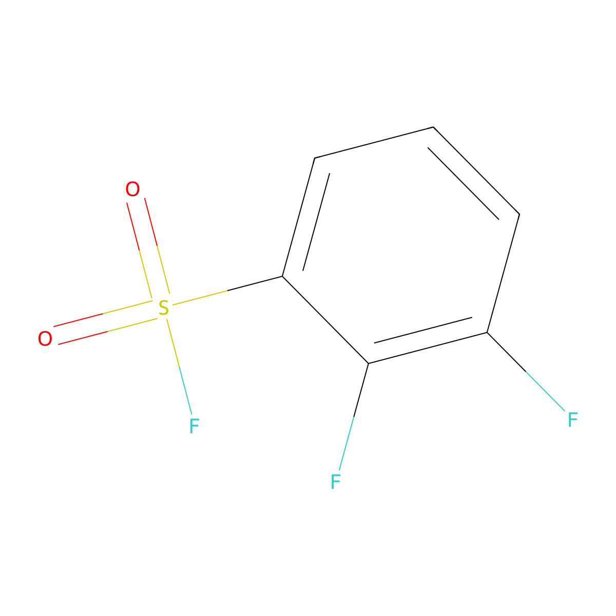 2,3-Difluorobenzene-1-sulfonyl fluoride molecular structure, CAS 1934440-45-5