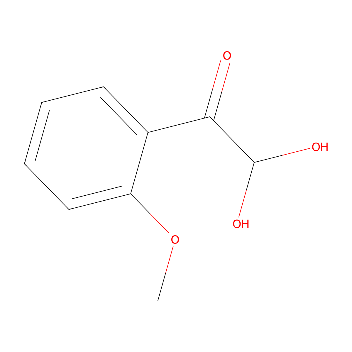 2,2-Dihydroxy-1-(2-methoxyphenyl)ethan-1-one molecular structure, CAS 1934445-03-0