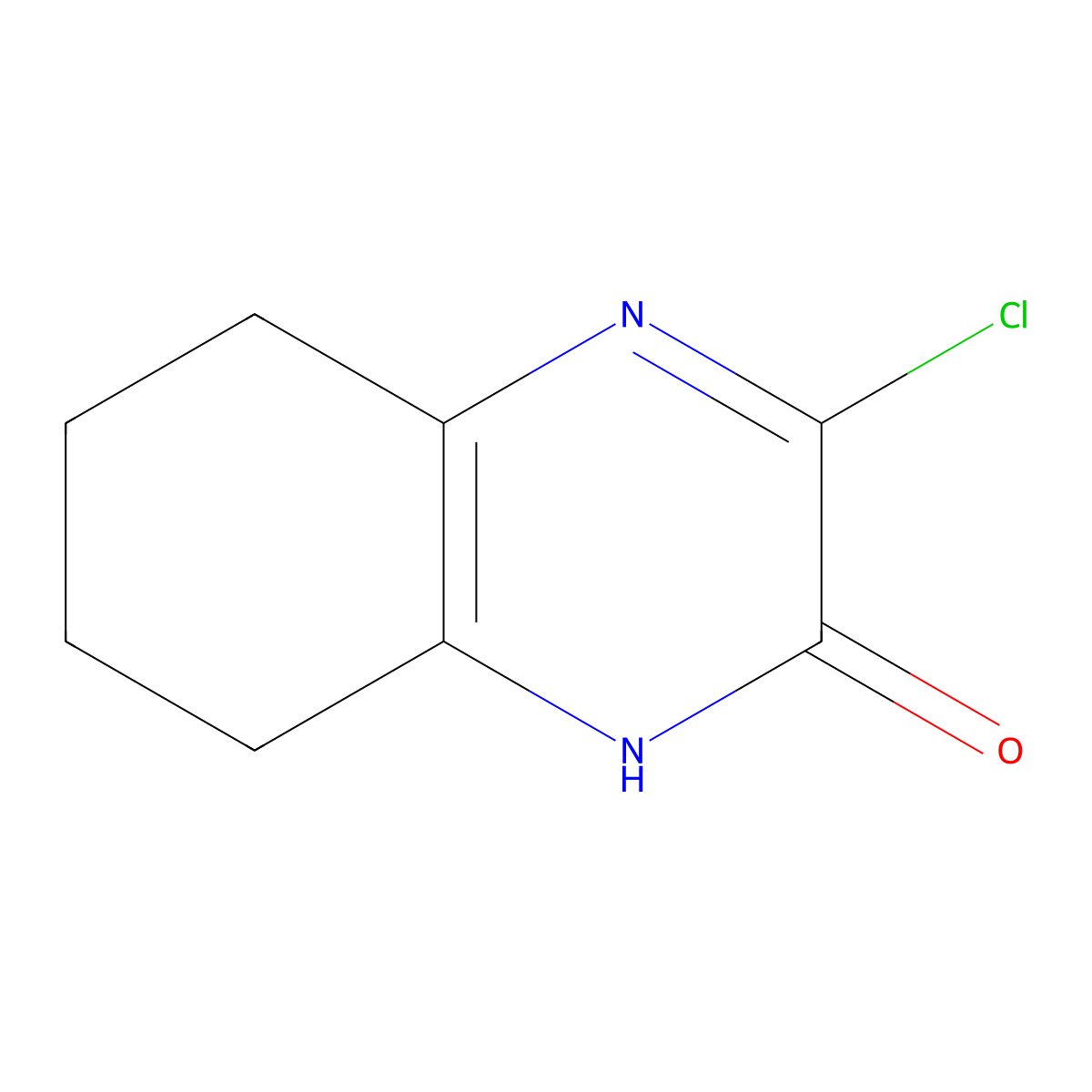 3-Chloro-5,6,7,8-tetrahydroquinoxalin-2-ol molecular structure, CAS 1934446-69-1