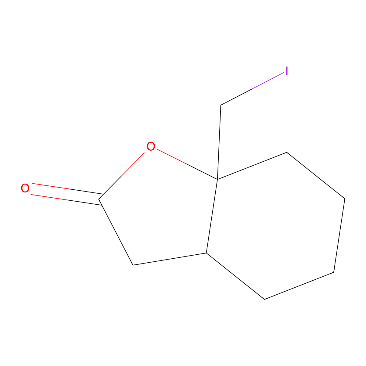 7A-(iodomethyl)-octahydro-1-benzofuran-2-one molecular structure, CAS 1934449-38-3