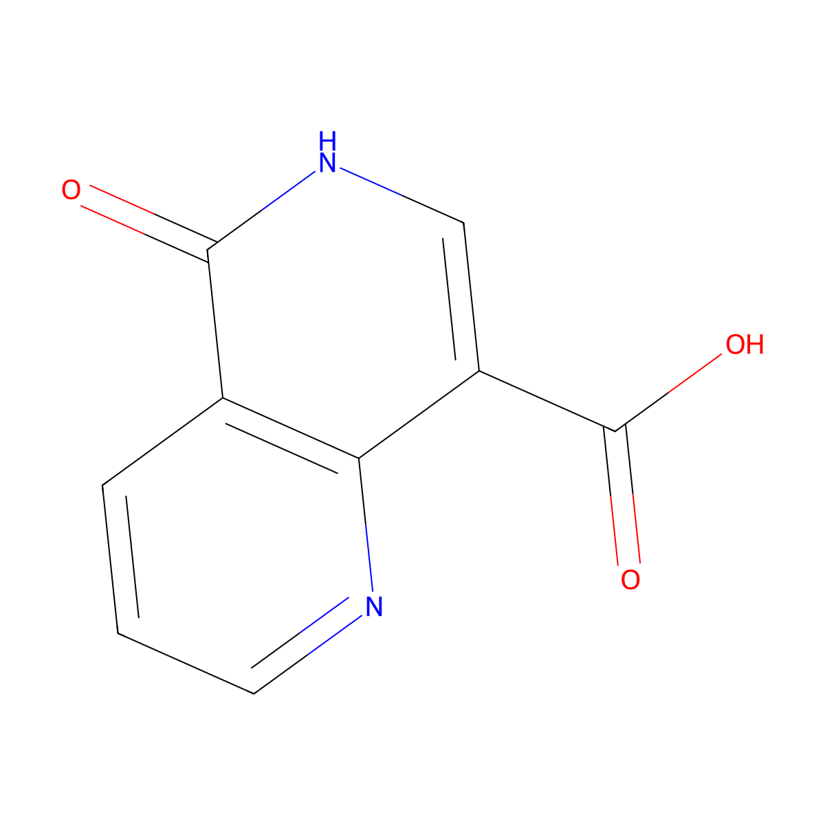 5-Oxo-5,6-dihydro-1,6-naphthyridine-8-carboxylic acid molecular structure, CAS 1934455-96-5