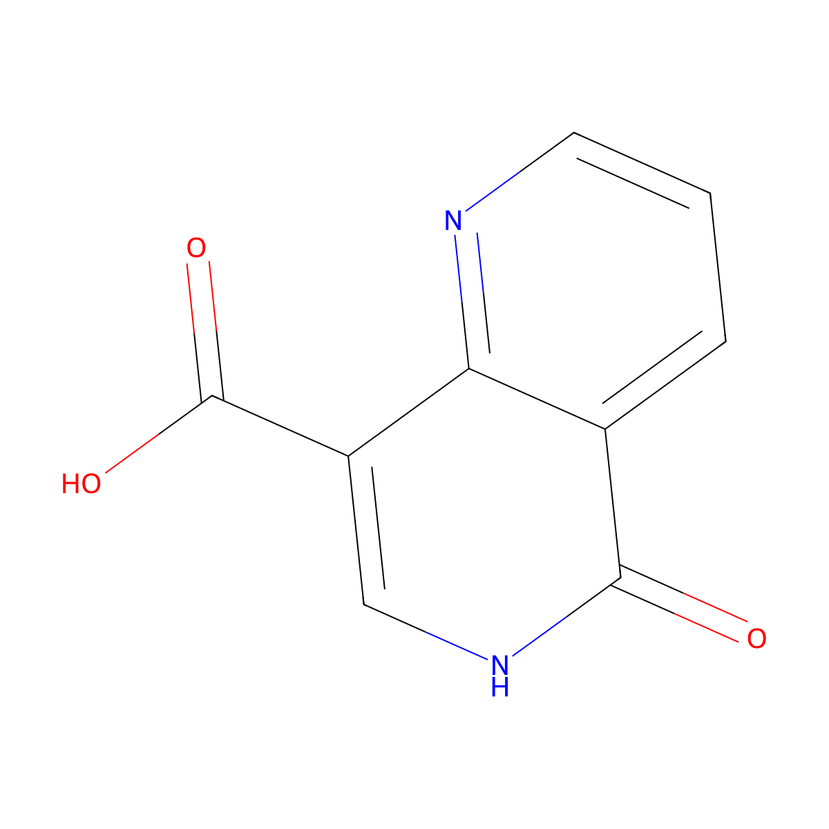 5-Oxo-5,6-dihydro-1,6-naphthyridine-8-carboxylic acid molecular structure, CAS 1934455-96-5