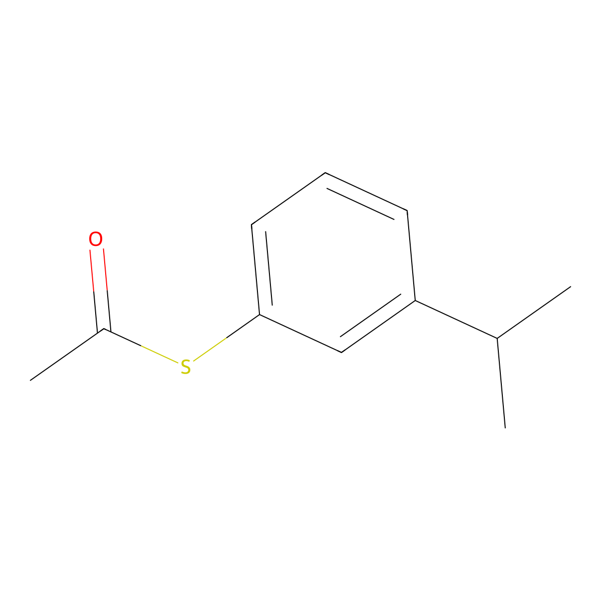 S-3-iso-Propylphenylthioacetate molecular structure, CAS 1934459-49-0