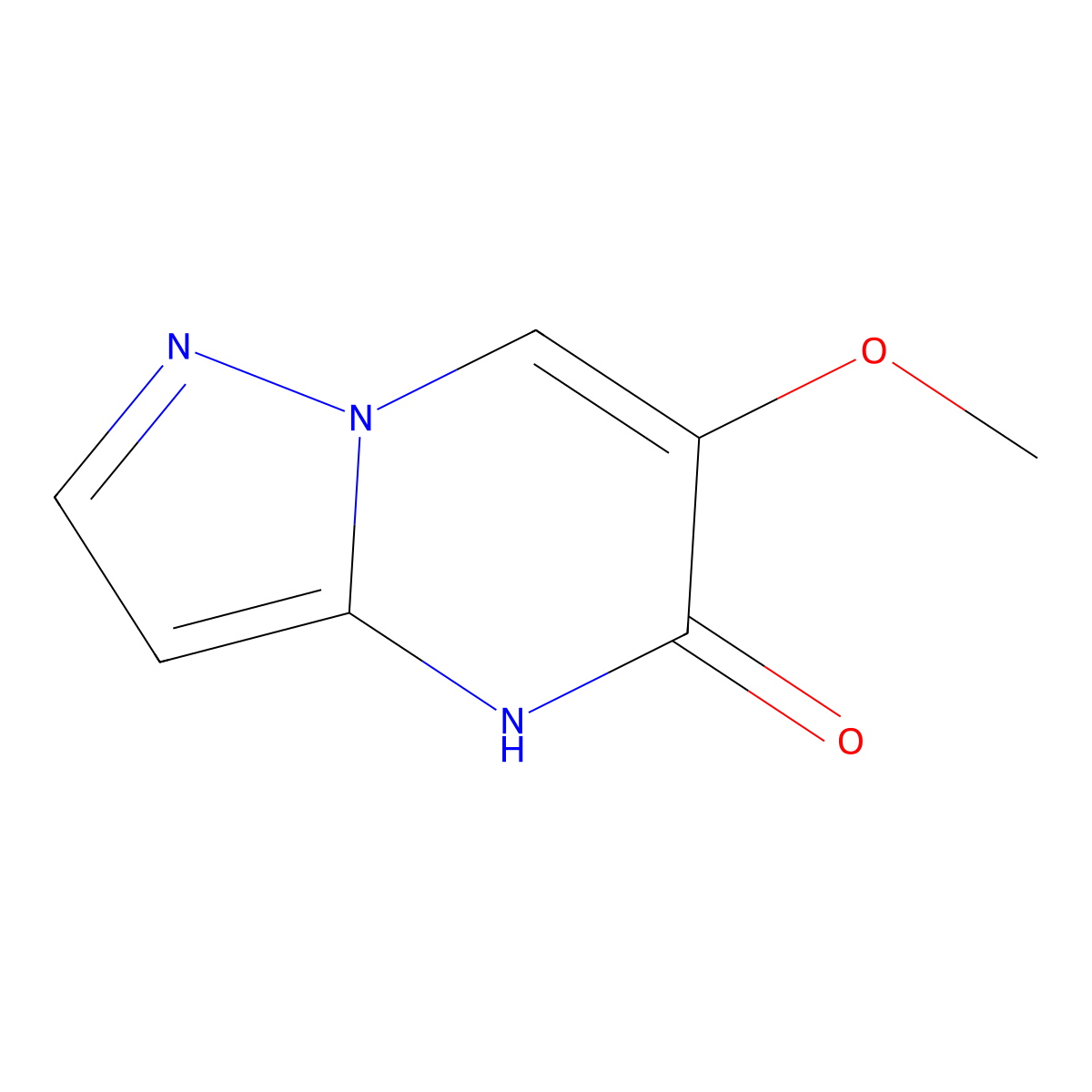 6-Methoxy-4H,5H-pyrazolo[1,5-a]pyrimidin-5-one molecular structure, CAS 1934459-70-7
