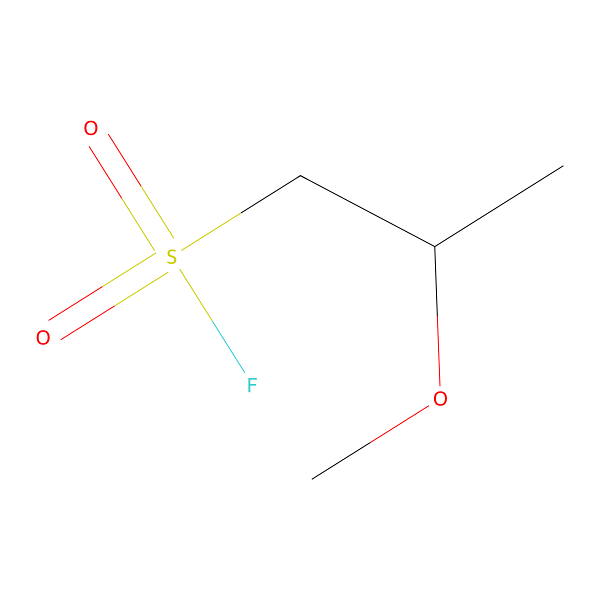 2-Methoxypropane-1-sulfonyl fluoride molecular structure, CAS 1934460-91-9