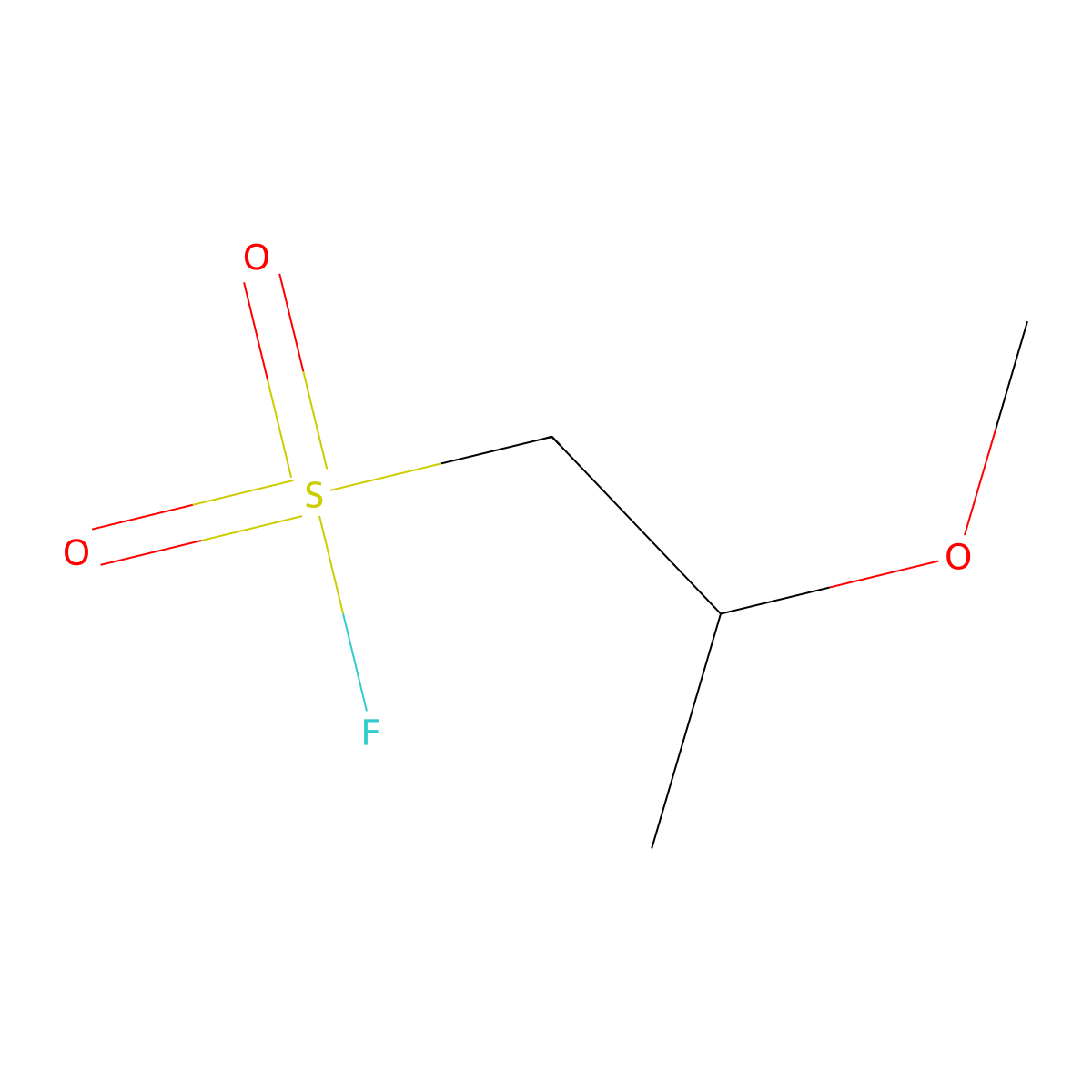 2-Methoxypropane-1-sulfonyl fluoride molecular structure, CAS 1934460-91-9