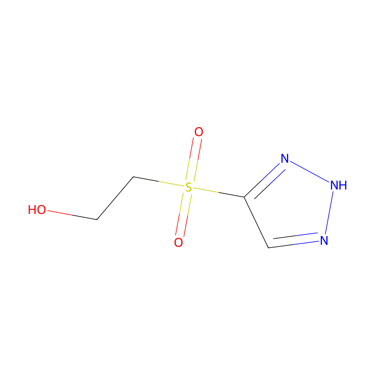 2-(1H-1,2,3-triazole-5-sulfonyl)ethan-1-ol molecular structure, CAS 1934463-04-3