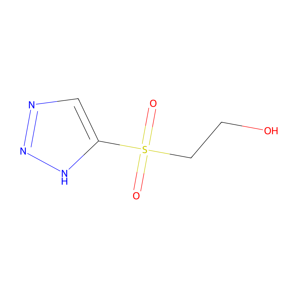 2-(1H-1,2,3-triazole-5-sulfonyl)ethan-1-ol molecular structure, CAS 1934463-04-3