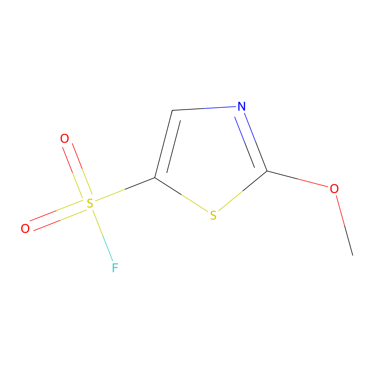 2-Methoxy-1,3-thiazole-5-sulfonyl fluoride molecular structure, CAS 1934464-25-1