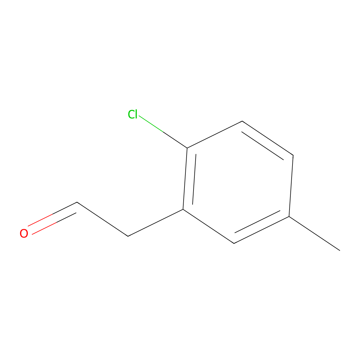2-(2-Chloro-5-methylphenyl)acetaldehyde molecular structure, CAS 1934473-44-5