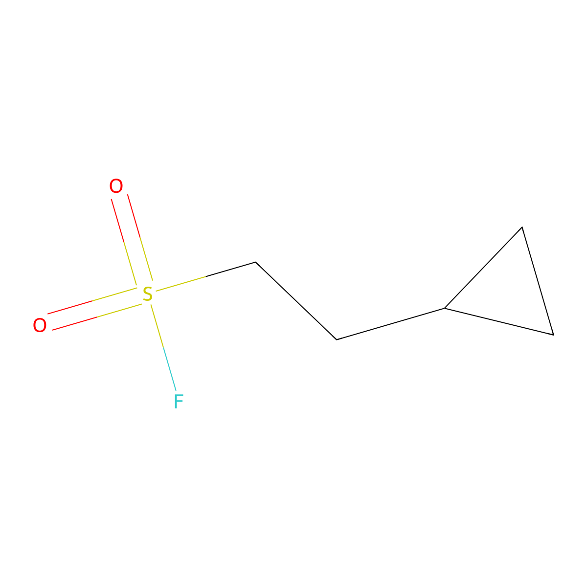 2-Cyclopropylethane-1-sulfonyl fluoride molecular structure, CAS 1934478-88-2