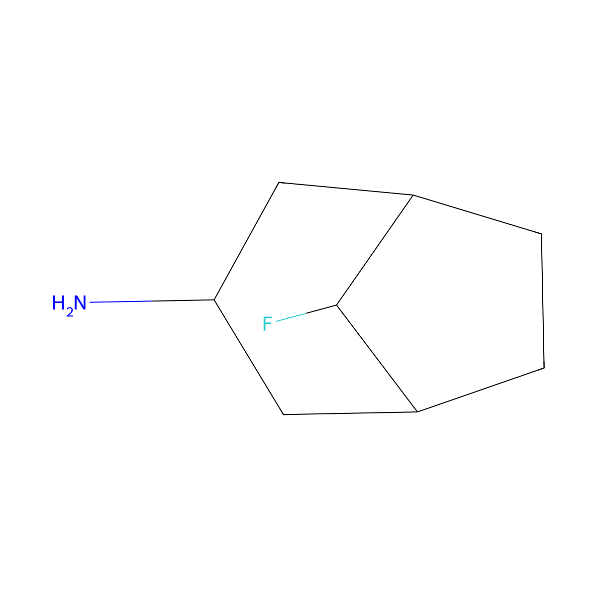 8-Fluorobicyclo[3.2.1]octan-3-amine molecular structure, CAS 1934484-03-3