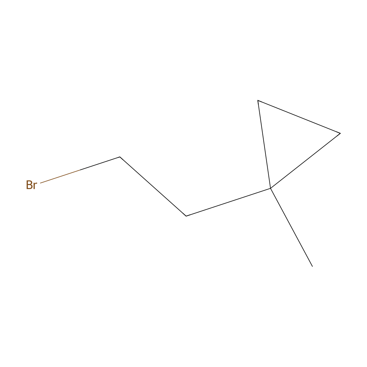 1-(2-Bromoethyl)-1-methylcyclopropane molecular structure, CAS 1934484-82-8