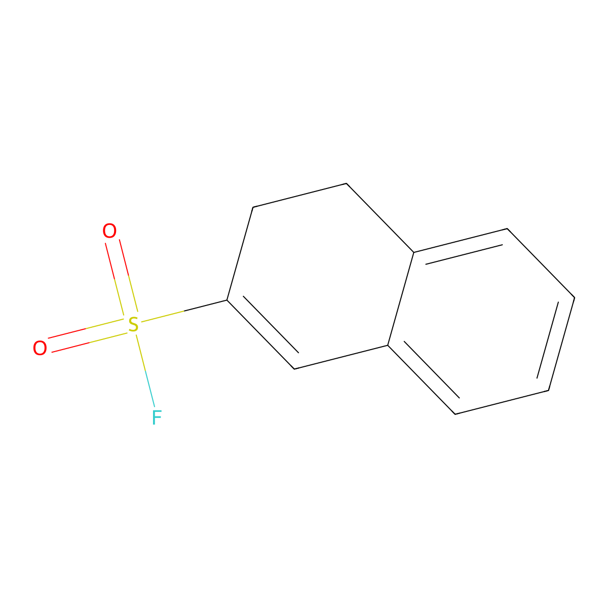 3,4-Dihydronaphthalene-2-sulfonyl fluoride molecular structure, CAS 1934497-35-4