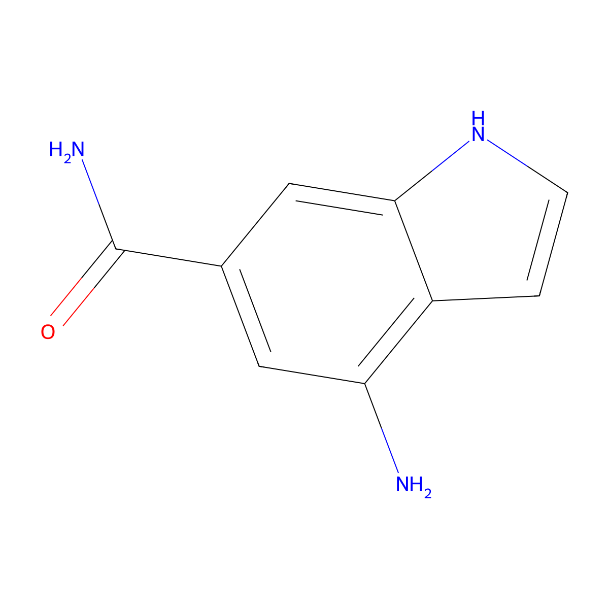 4-Amino-1H-indole-6-carboxamide molecular structure, CAS 1934510-06-1
