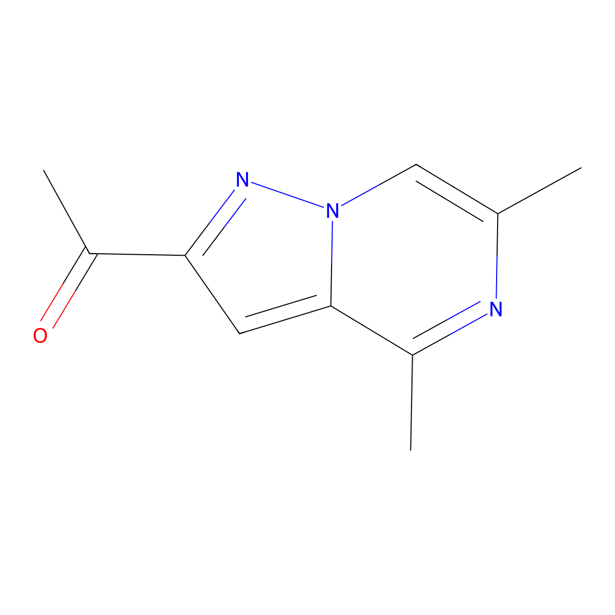 1-{4,6-Dimethylpyrazolo[1,5-A]pyrazin-2-YL}ethanone molecular structure, CAS 1934519-58-0