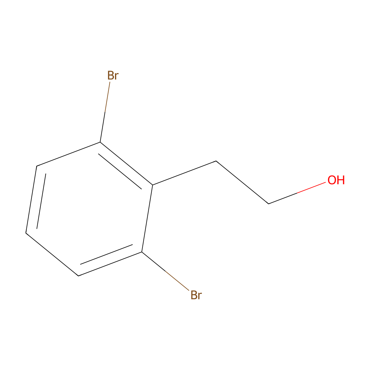 2-(2,6-Dibromophenyl)ethan-1-ol molecular structure, CAS 1934519-67-1
