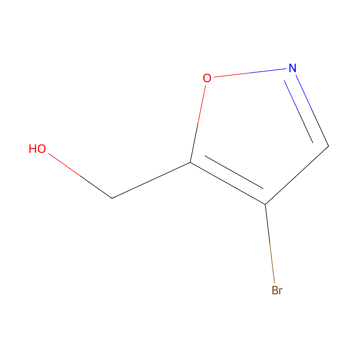 (4-Bromo-1,2-oxazol-5-yl)methanol molecular structure, CAS 1934528-38-7