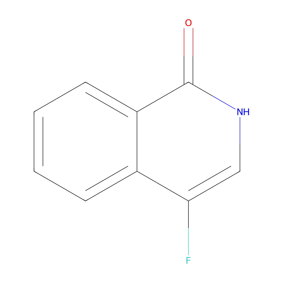 4-fluoroisoquinolin-1(2H)-one molecular structure, CAS 1934536-53-4