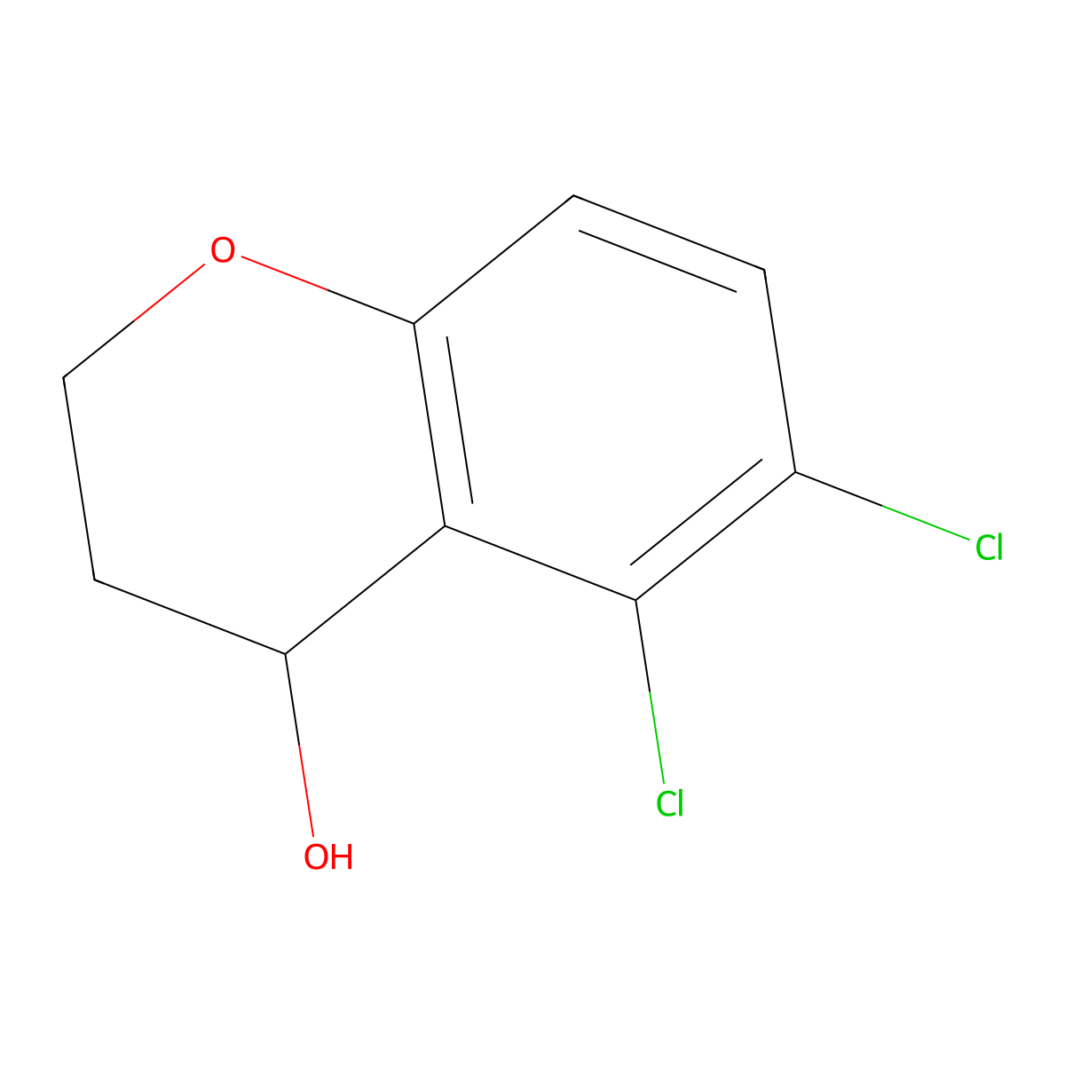 5,6-Dichlorochroman-4-ol molecular structure, CAS 1934537-03-7