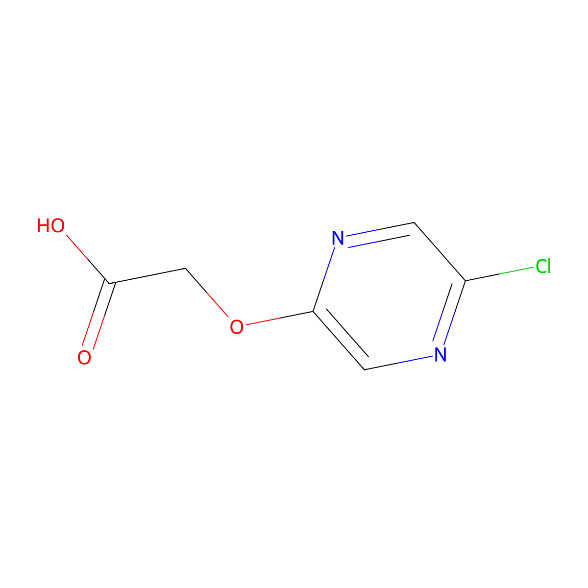 2-[(5-Chloropyrazin-2-yl)oxy]aceticacid molecular structure, CAS 1934539-13-5