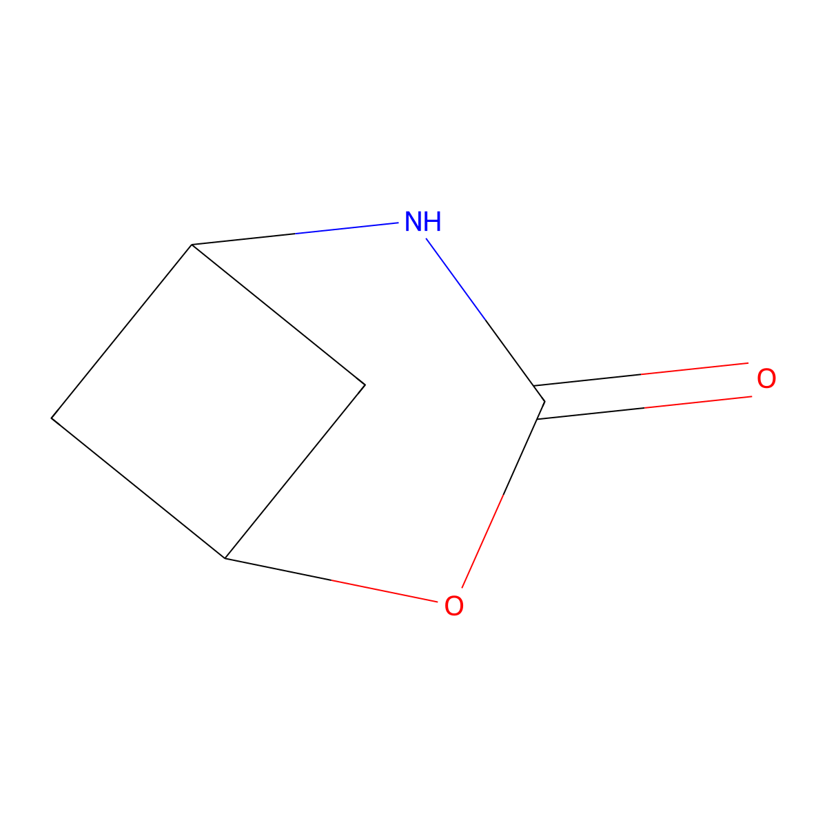 2-Oxa-4-azabicyclo[3.1.1]heptan-3-one molecular structure, CAS 1934540-70-1