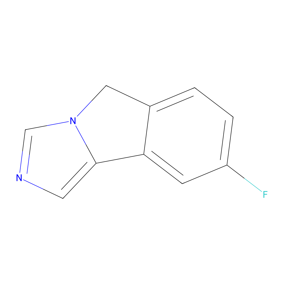 8-fluoro-5H-imidazo[5,1-a]isoindole molecular structure, CAS 1934588-08-5