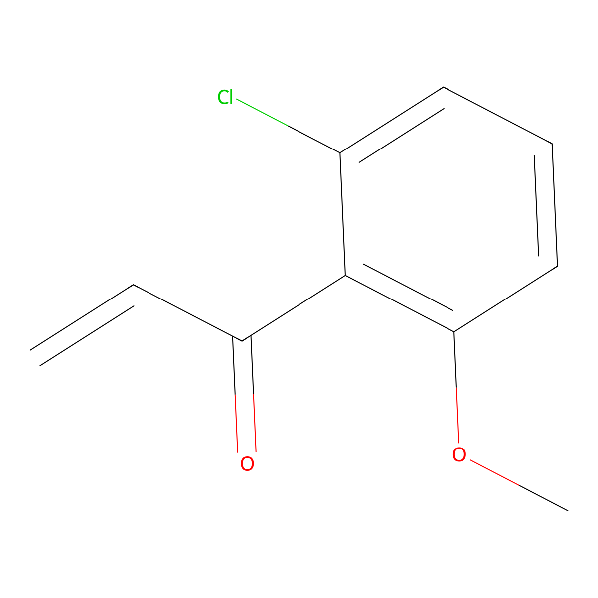 1-(2-Chloro-6-methoxyphenyl)prop-2-en-1-one molecular structure, CAS 1934590-62-1