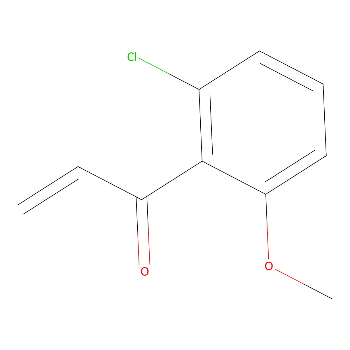 1-(2-Chloro-6-methoxyphenyl)prop-2-en-1-one molecular structure, CAS 1934590-62-1