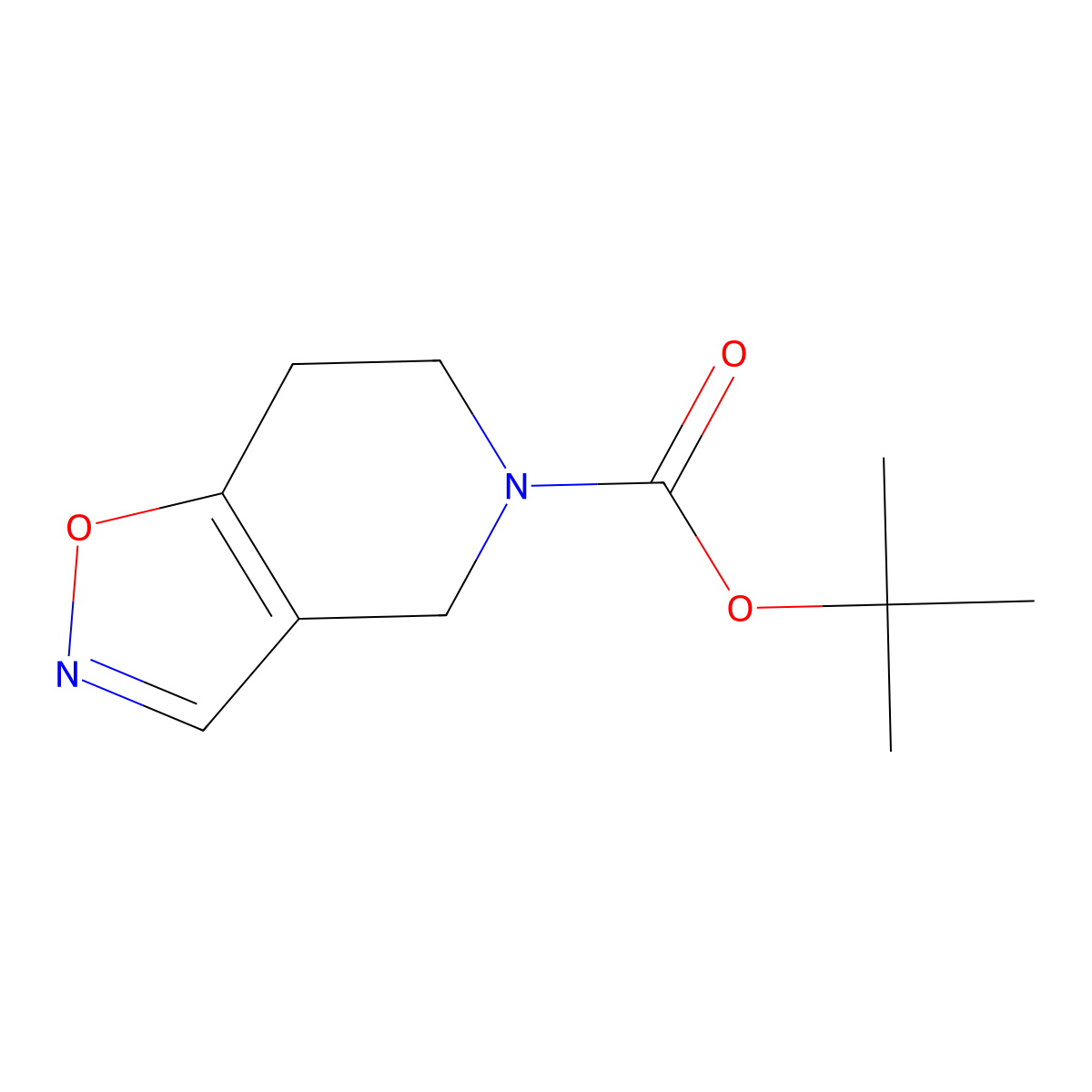 tert-butyl 6,7-dihydroisoxazolo[4,5-c]pyridine-5(4H)-carboxylate molecular structure, CAS 1934627-89-0