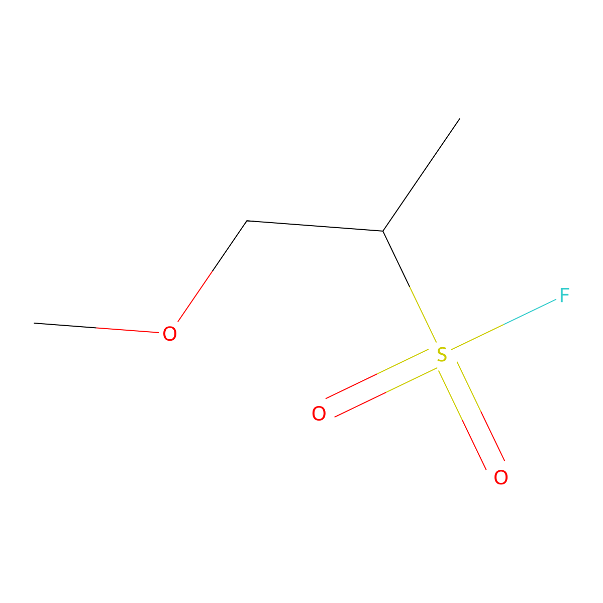1-Methoxypropane-2-sulfonyl fluoride molecular structure, CAS 1934628-75-7