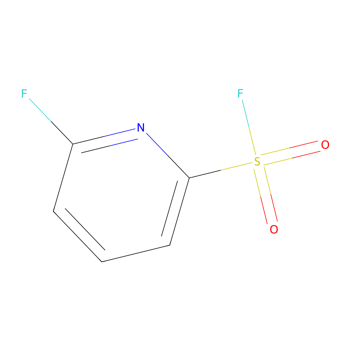 6-Fluoropyridine-2-sulfonyl fluoride molecular structure, CAS 1934638-48-8