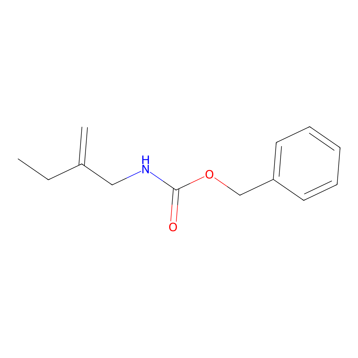 benzyl N-(2-methylidenebutyl)carbamate molecular structure, CAS 1934647-47-8