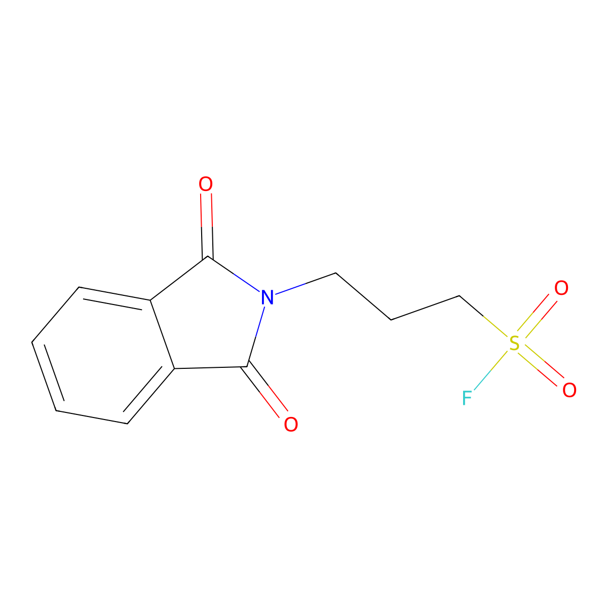 3-(1,3-Dioxo-2,3-dihydro-1H-isoindol-2-yl)propane-1-sulfonyl fluoride molecular structure, CAS 1934668-10-6