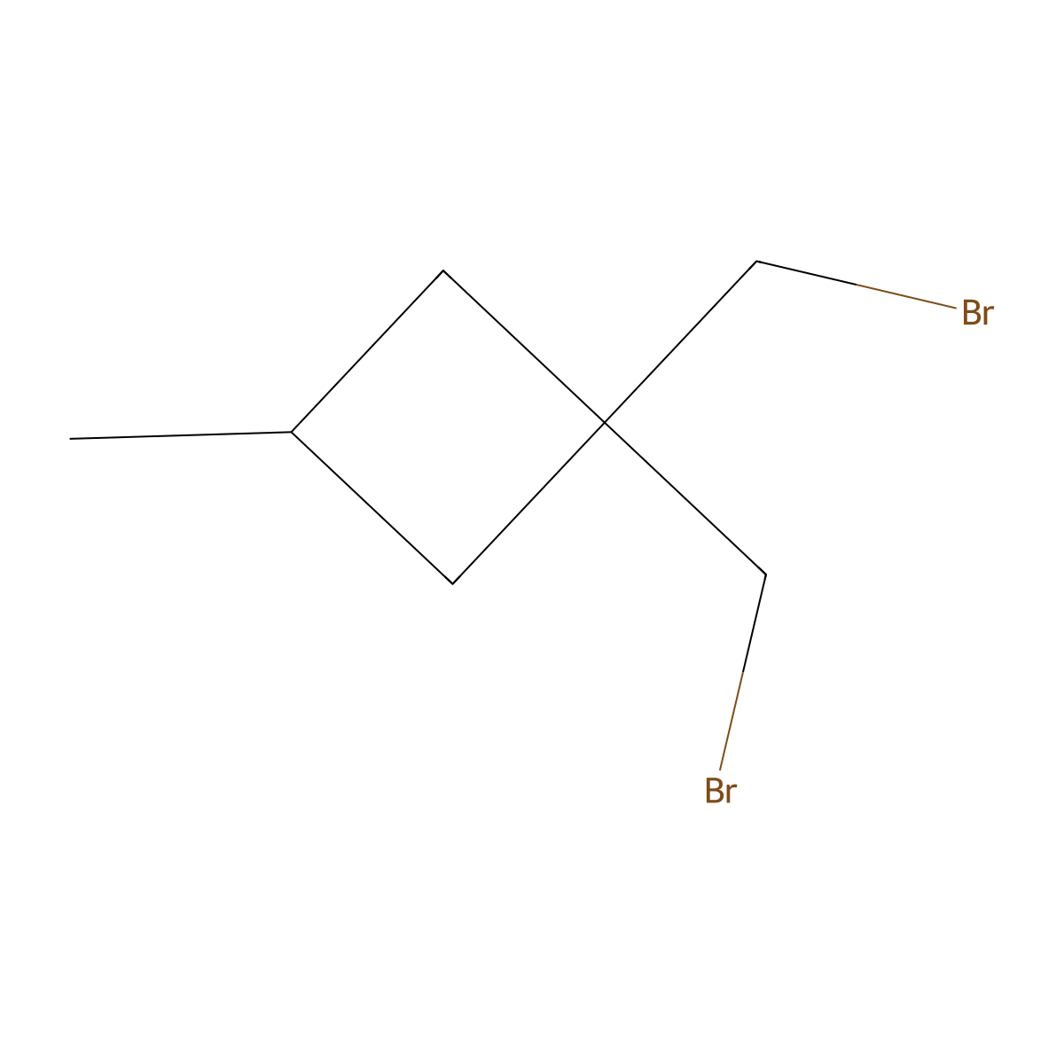 1,1-Bis(bromomethyl)-3-methylcyclobutane molecular structure, CAS 1934676-04-6