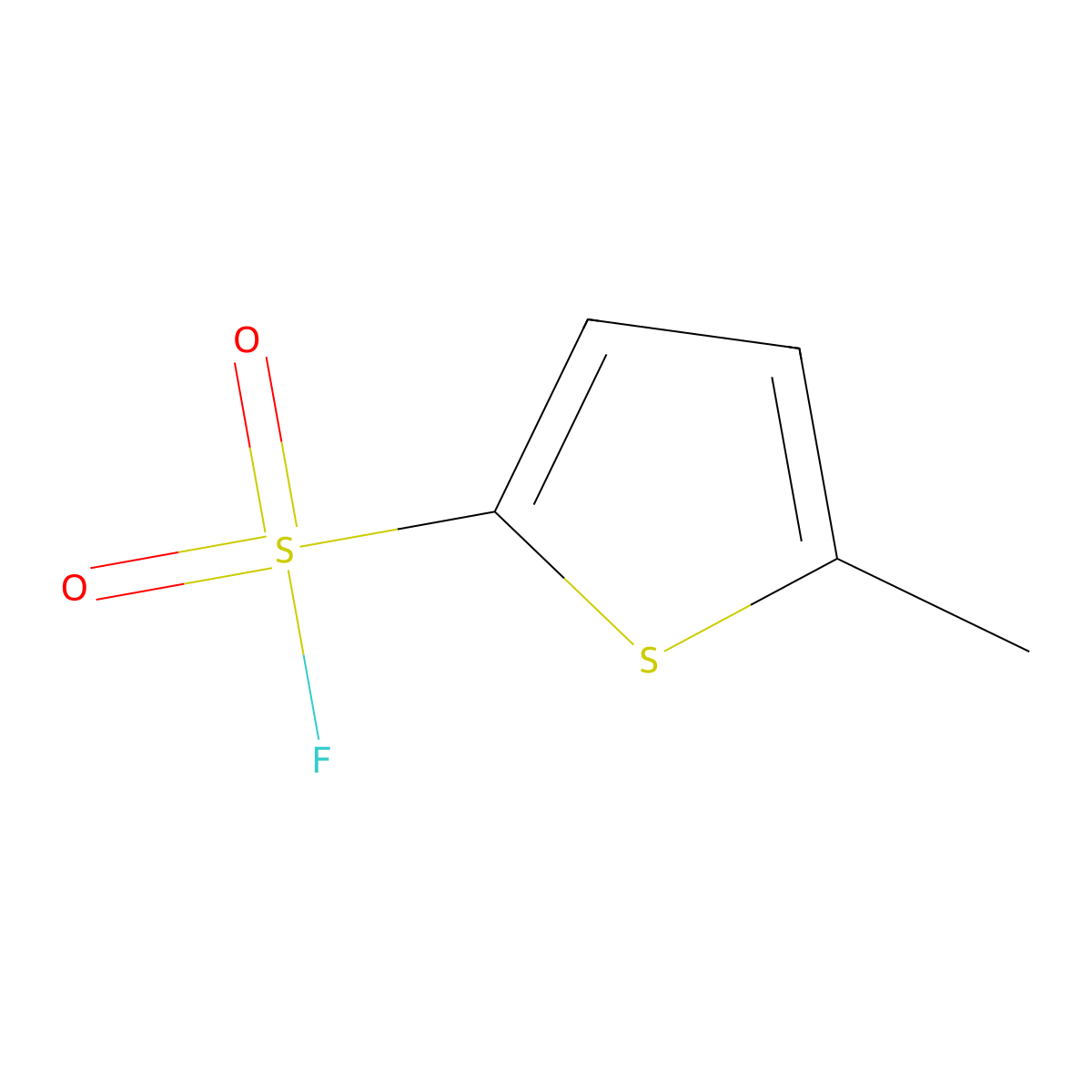 5-Methylthiophene-2-sulfonyl fluoride molecular structure, CAS 1934686-00-6