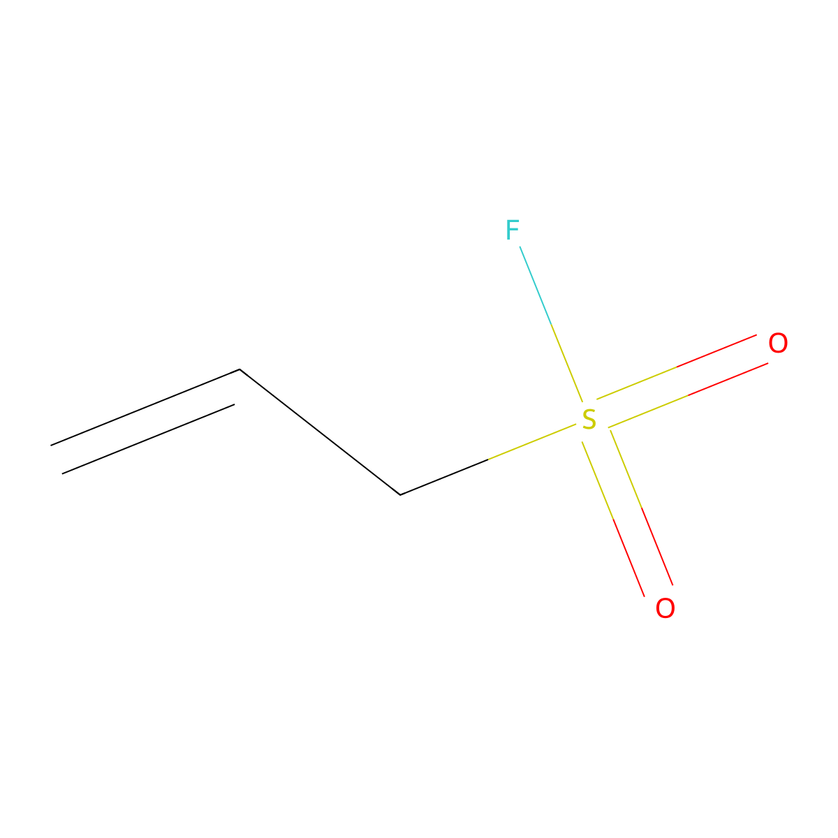 Prop-2-ene-1-sulfonyl fluoride molecular structure, CAS 1934697-73-0