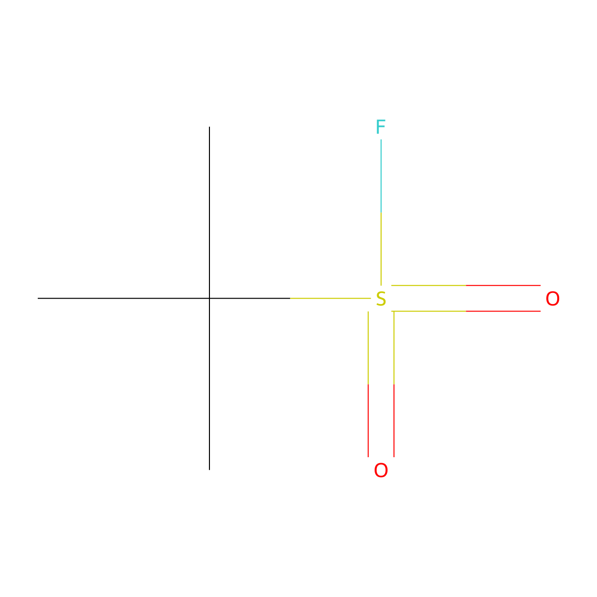 2-Methylpropane-2-sulfonyl fluoride molecular structure, CAS 1934742-83-2