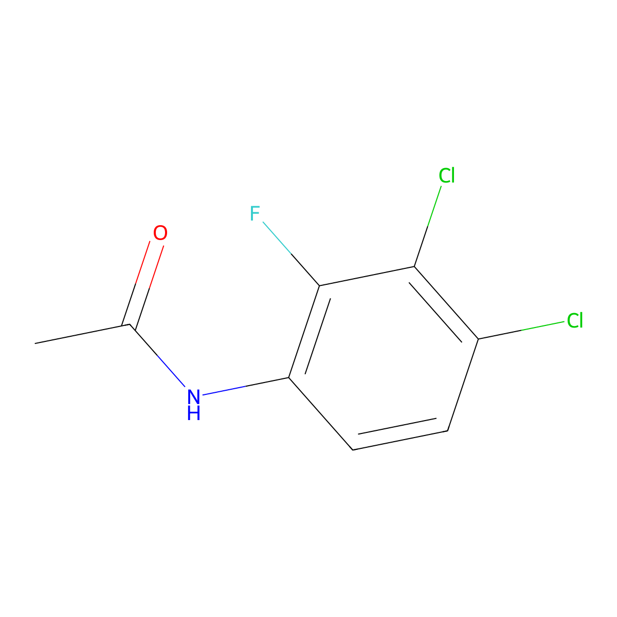N-(3,4-Dichloro-2-fluorophenyl)acetamide molecular structure, CAS 1934745-07-9
