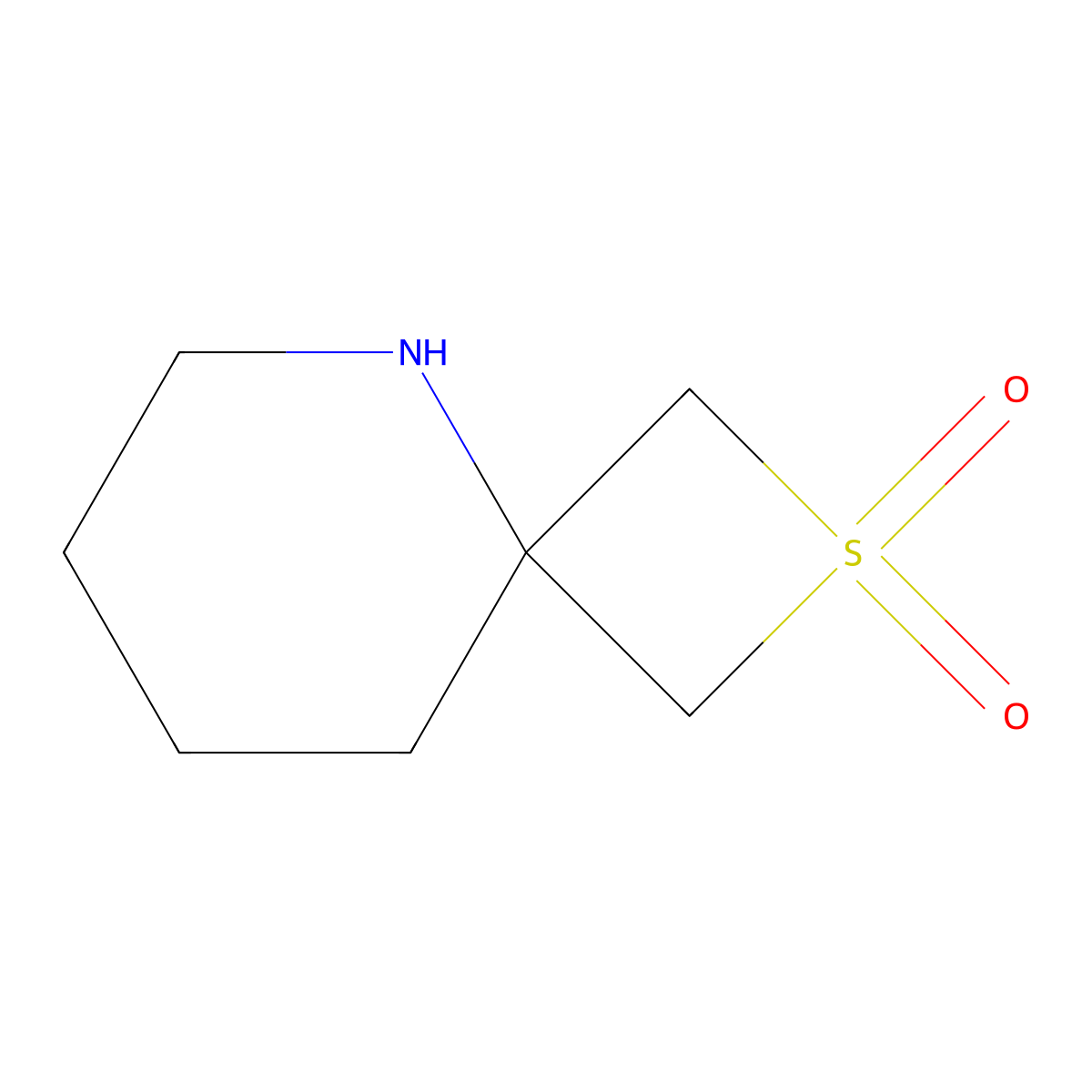 2-Thia-5-azaspiro[3.5]nonane 2,2-dioxide molecular structure, CAS 1934745-81-9