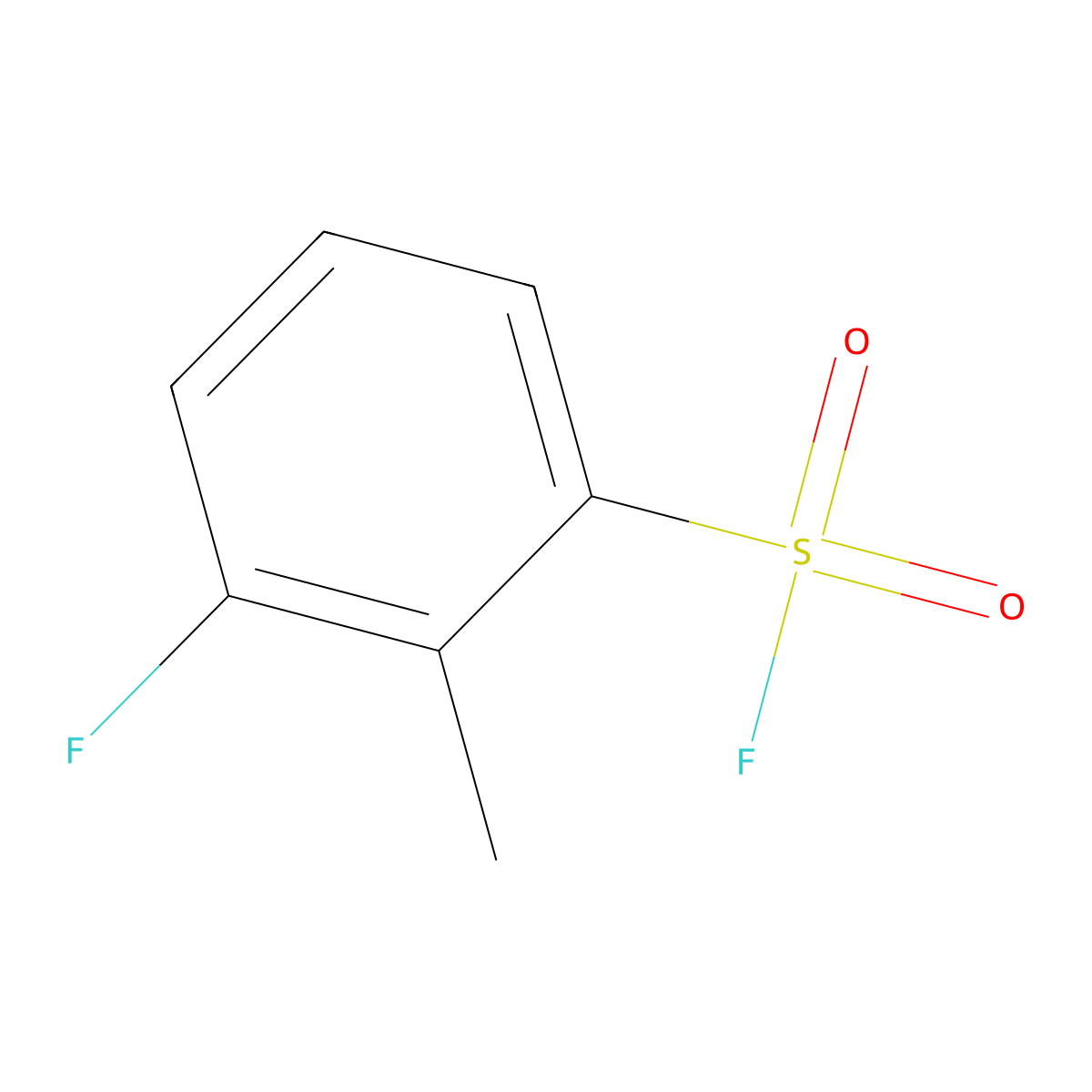 3-Fluoro-2-methylbenzene-1-sulfonyl fluoride molecular structure, CAS 1934798-76-1