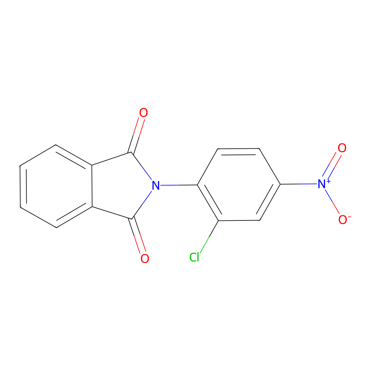 N-(2-chloro-4-nitrophenyl)phthalimide molecular structure, CAS 19348-51-7