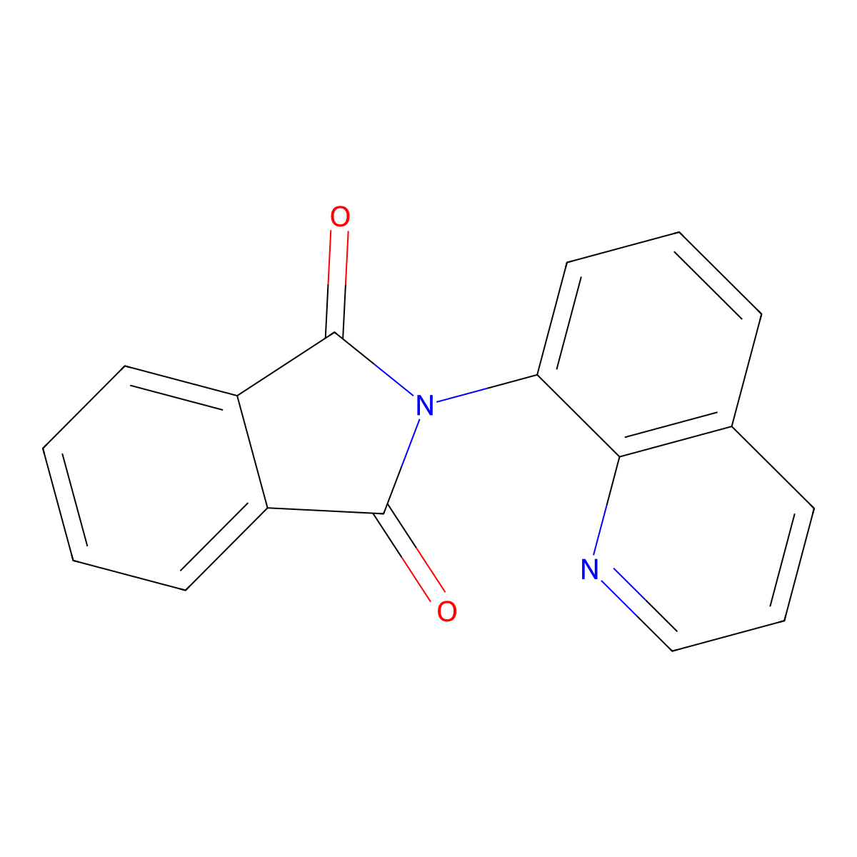 2-Quinolin-8-ylisoindole-1,3-dione molecular structure, CAS 19348-61-9