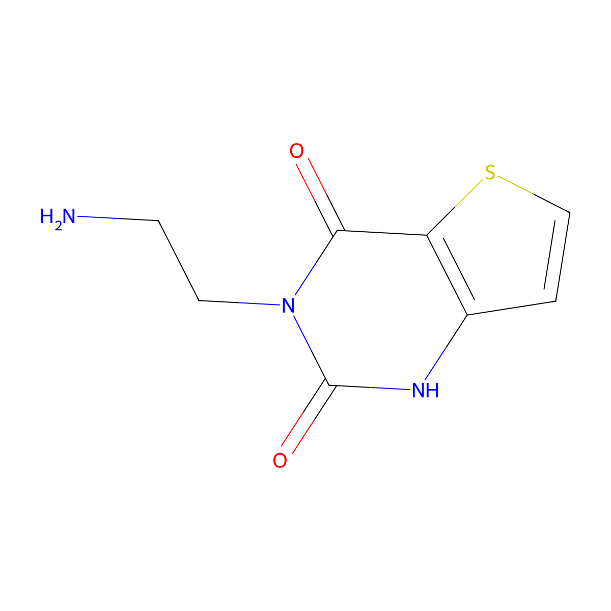 3-(2-aminoethyl)thieno[3,2-d]pyrimidine-2,4(1H,3H)-dione molecular structure, CAS 1934800-66-4