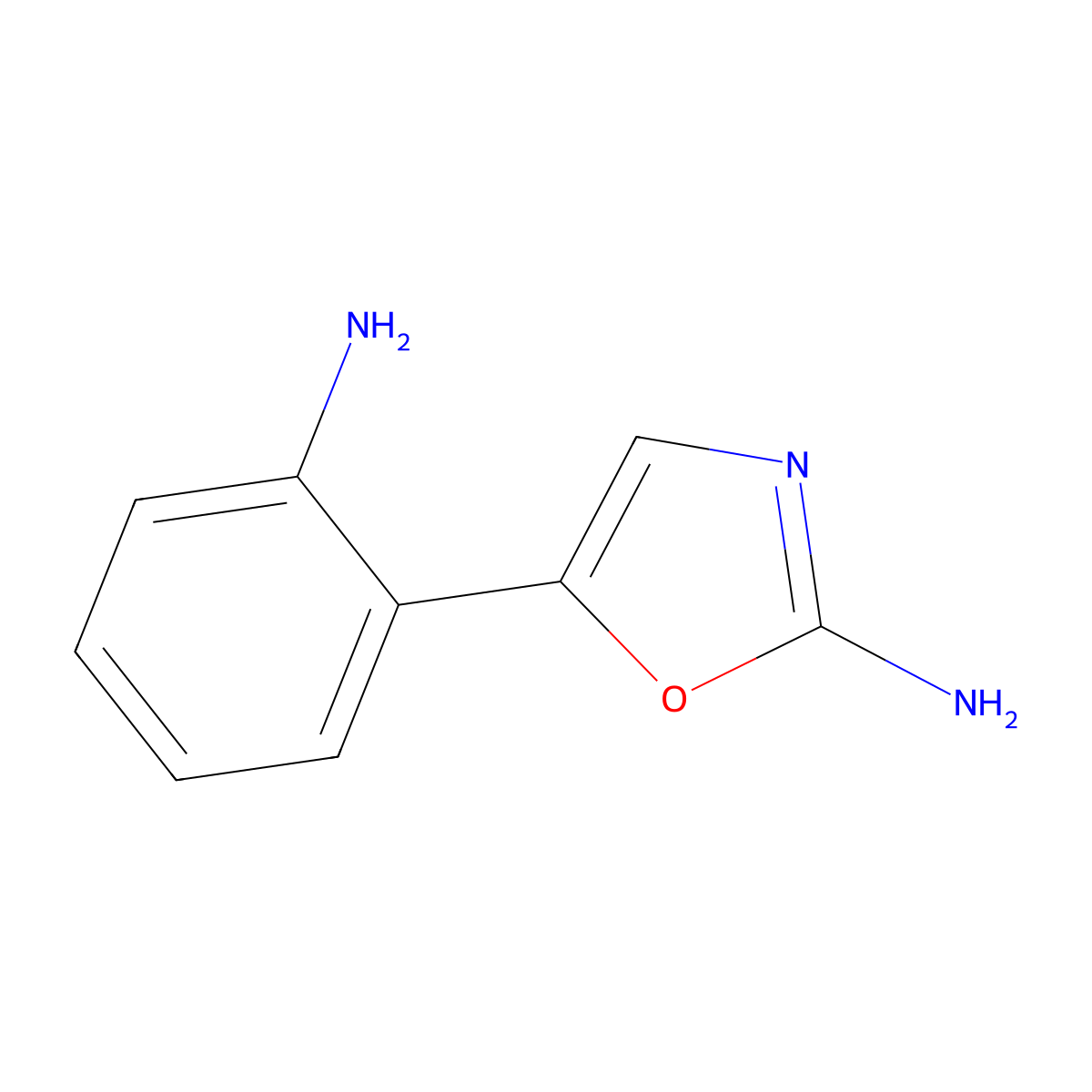 5-(2-Aminophenyl)oxazol-2-amine molecular structure, CAS 1934805-03-4