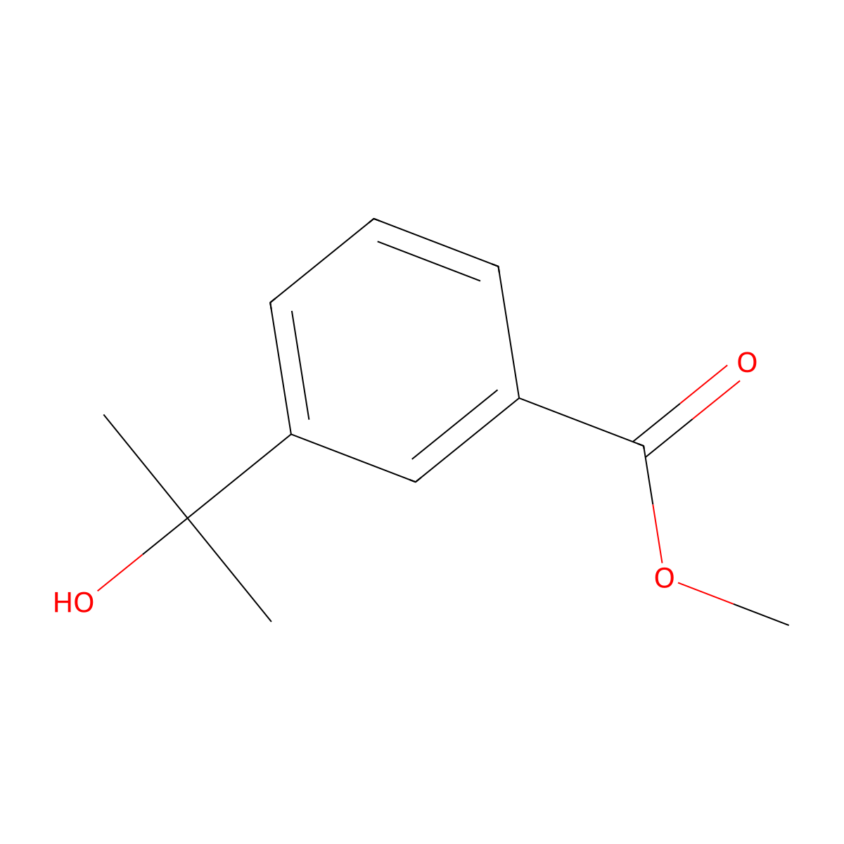 Methyl 3-(2-hydroxypropan-2-yl)benzoate molecular structure, CAS 1934812-60-8