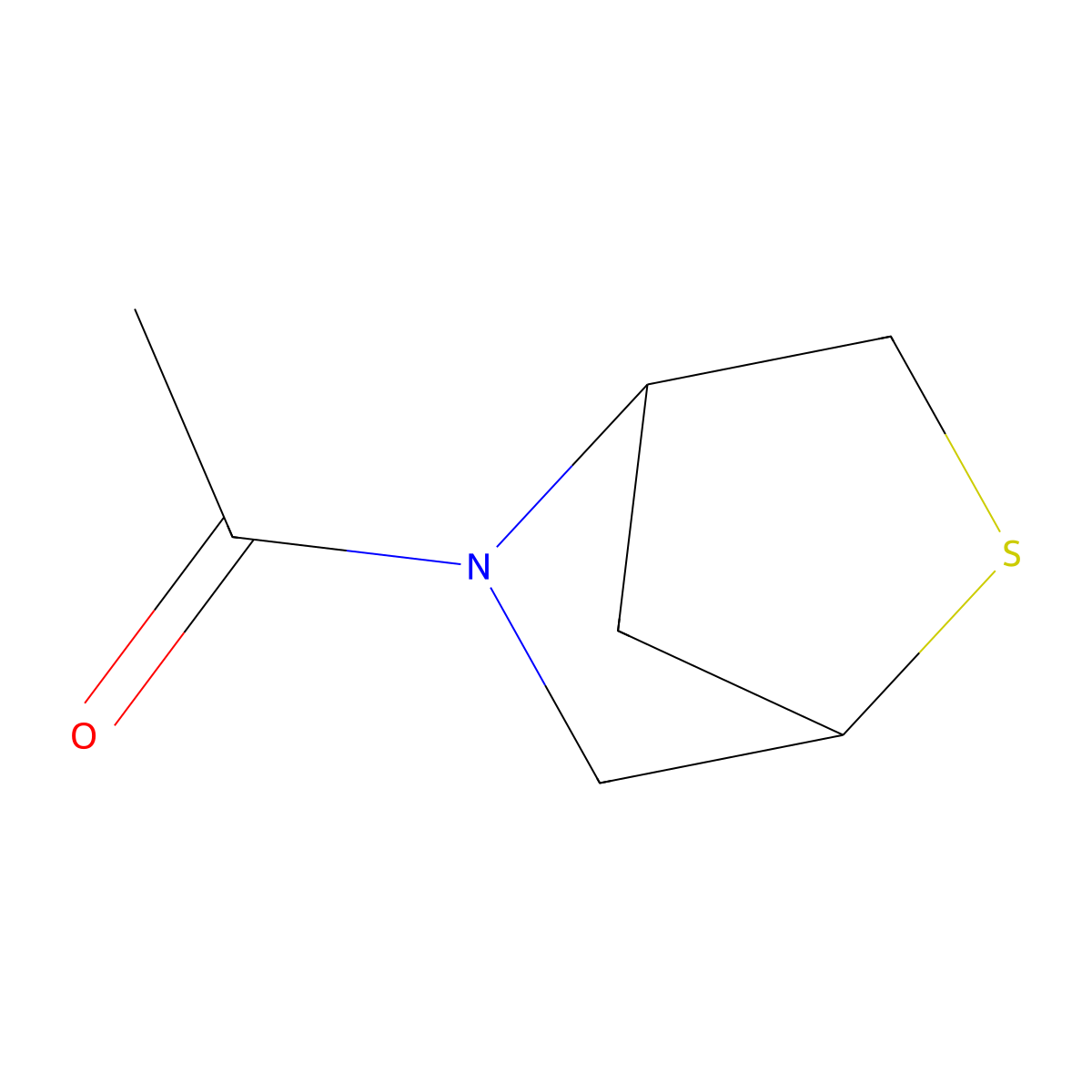 1-(2-Thia-5-azabicyclo[2.2.1]heptan-5-yl)ethanone molecular structure, CAS 1934814-79-5