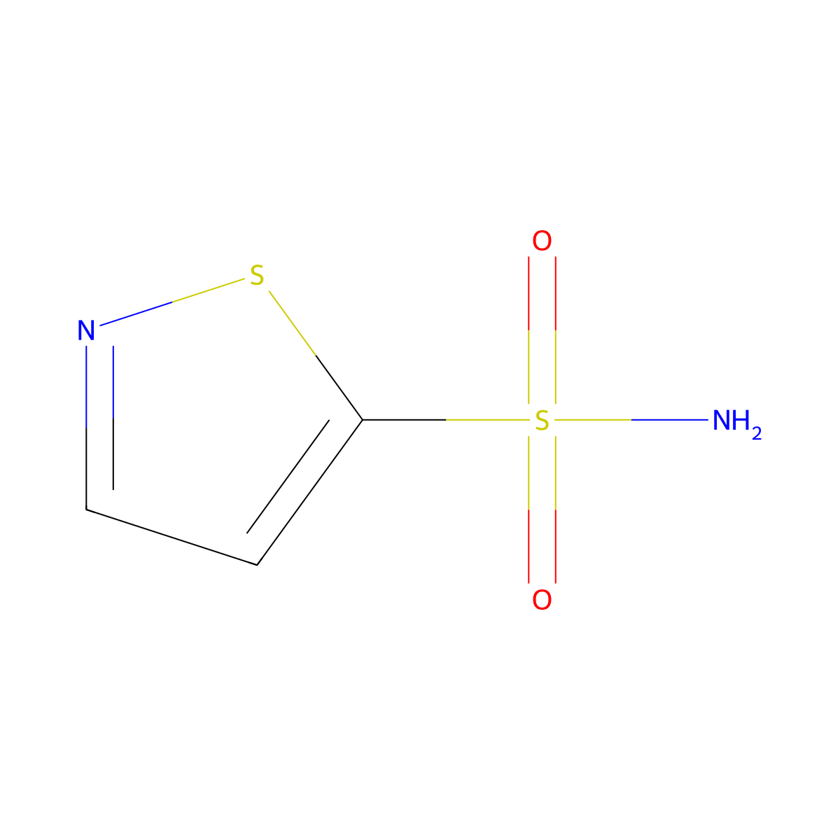 1,2-Thiazole-5-sulfonamide molecular structure, CAS 1934816-85-9