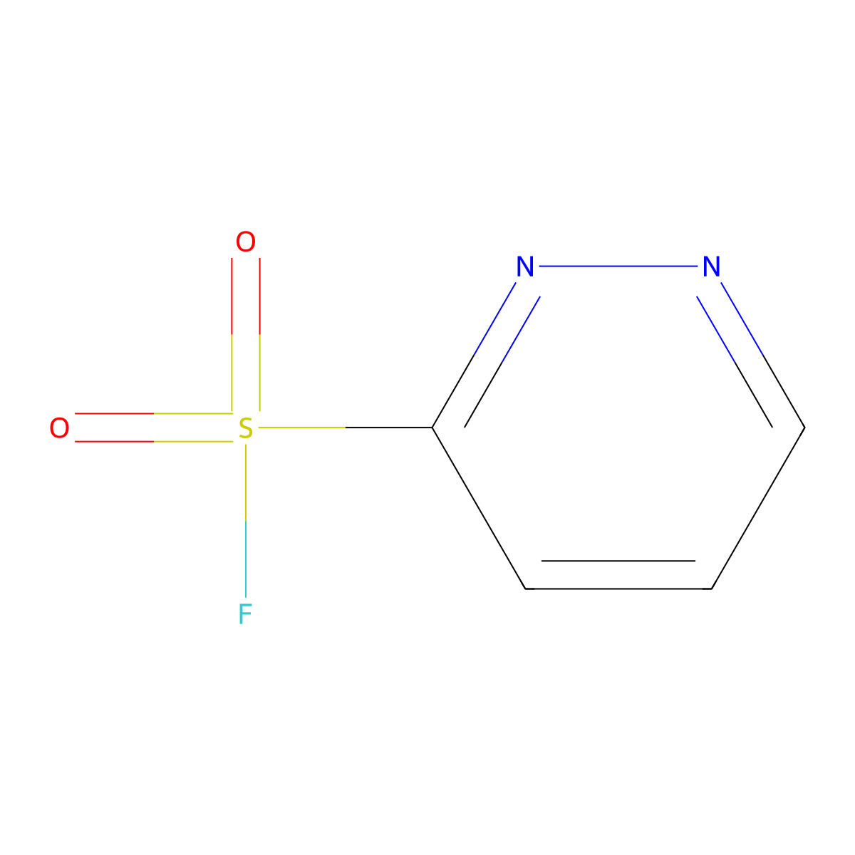 Pyridazine-3-sulfonyl fluoride molecular structure, CAS 1934818-58-2