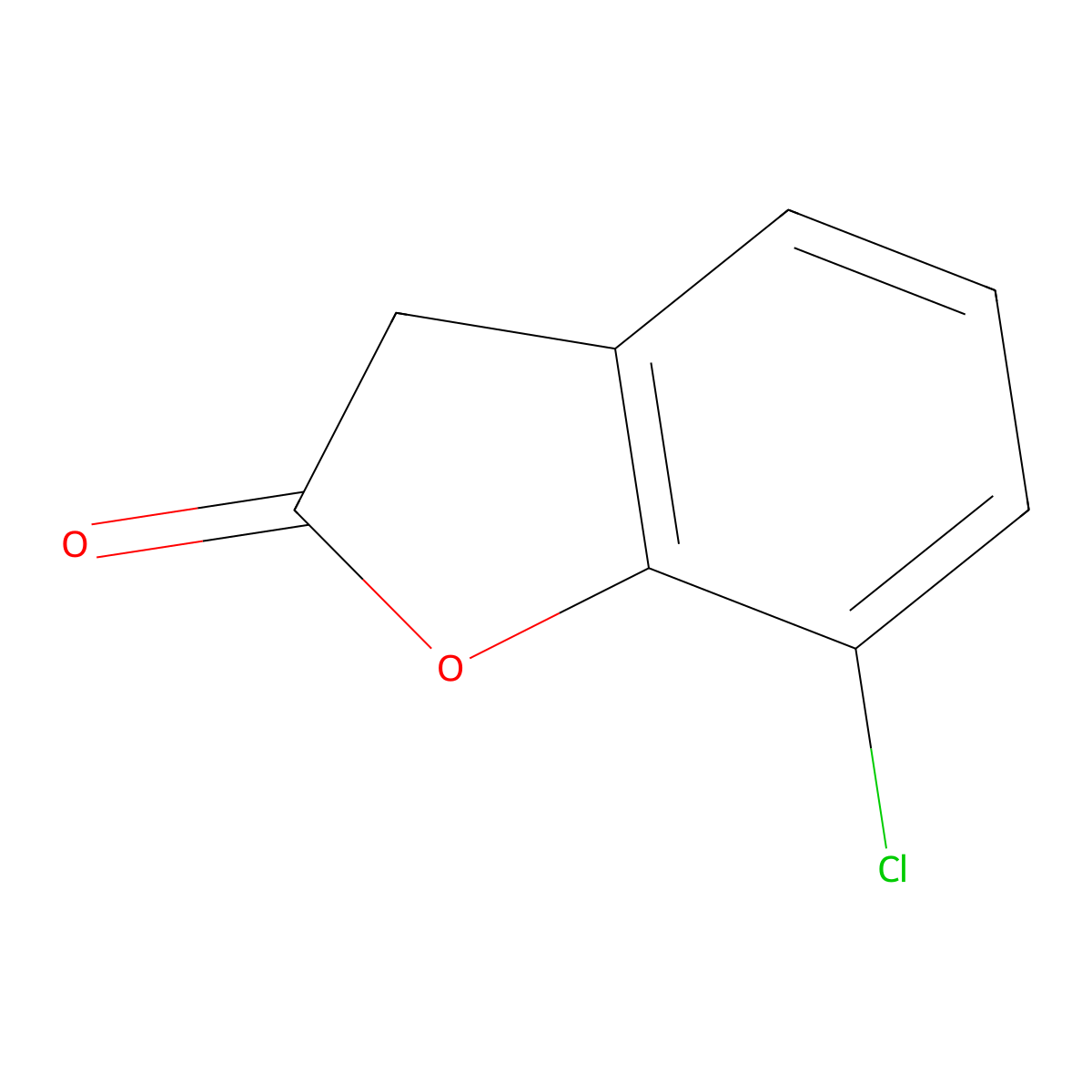 7-Chloro-2,3-dihydro-1-benzofuran-2-one molecular structure, CAS 1934833-57-4